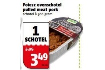 poiesz ovenschotel pulled meat pork