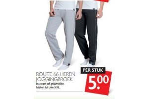 route 66 heren joggingbroek