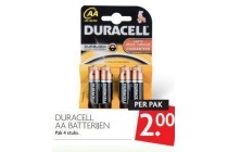 duracell aa batterijen