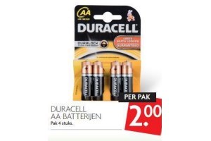 duracell aa batterijen