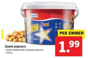 zoete popcorn