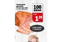 zeeuwsspek gesneden of aan een stuk