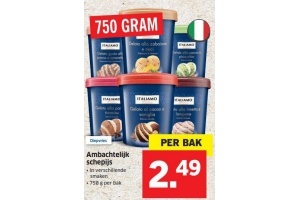 ambachtelijk schepijs