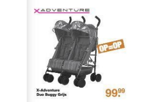 x adventure duo buggy grijs voor eur99 99