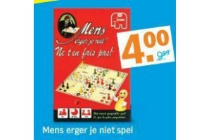 mens erger je niet spel