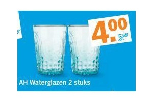 ah waterglazen