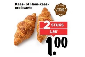 kaas of ham kaascroissants