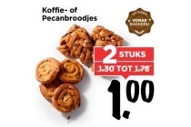 koffie of pecanbroodjes