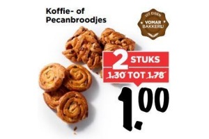 koffie of pecanbroodjes