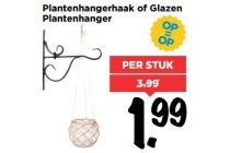 plantenhangerhaak of glazen plantenhanger