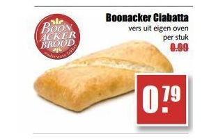 boonacker ciabatta