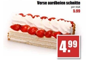 verse aardbeien schnitte