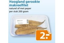 hoogland gerookte makreelfilet