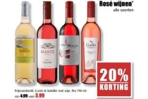 rose wijnen alle soorten