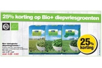 bio biologische diepvriesgroenten