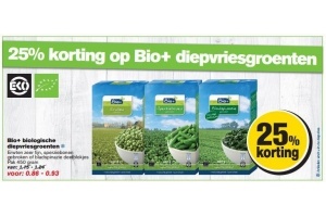 bio biologische diepvriesgroenten