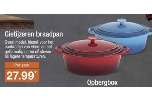 gietijzeren braadpan