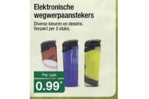 elektronische wegwerpaanstekers