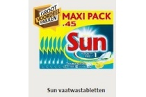 sun vaatwastabletten