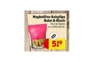 maybelline babylips balm en blush