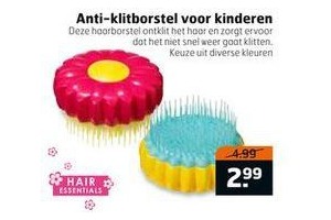 anti klitborstel voor kinderen