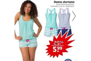 dames shortama