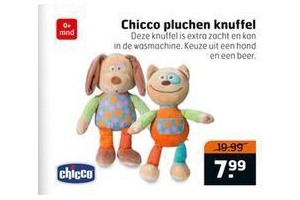 chicco pluchen knuffel