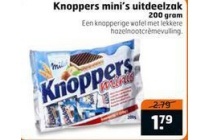 knoppers mini uitdeelzak