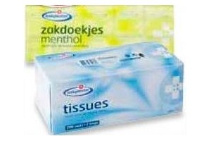 trekpleister zakdoekjes en tissues