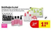 reisflesjes in etui voor eur1 99