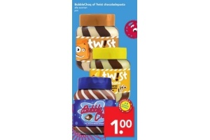 bubblechoq of twist chocoladepasta