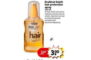 kruidvat solait hair protection spray voor eur3 00