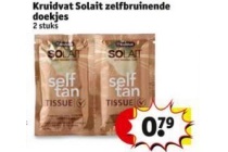 kruidvat solait zelfbruinende doekjes voor eur0 79