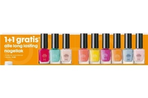 1 1 gratis alle long lasting nagellak