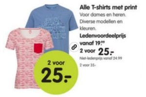 alle t shirts met print