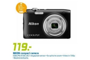 nikon compact camera coolpix a100