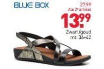 blue box dames sandalen