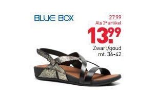 blue box dames sandalen