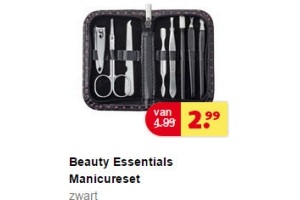 beauty essentials manicureset