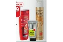 elvive studio line of elnett shampoo of styling