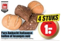 pure ambacht italiaanse bollen of losanges noir
