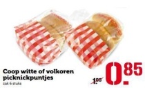 coop witte of volkoren picknickpuntjes