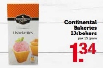 continental bakeries ijsbekers