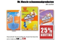 mr muscle schoonmaakproducten