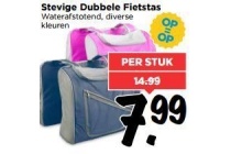 stevige dubbele fietstas