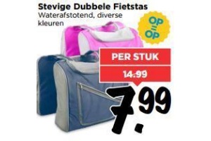 stevige dubbele fietstas