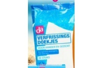 da verfrissingsdoekjes