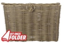 azet fietsmand wicker outdoor