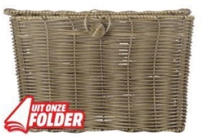 azet fietsmand wicker outdoor