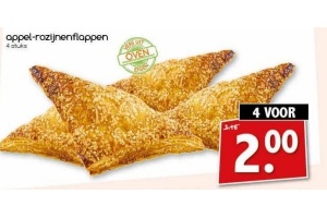 appel rozijnenflappen